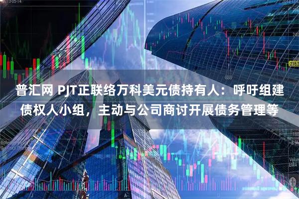 普汇网 PJT正联络万科美元债持有人：呼吁组建债权人小组，主动与公司商讨开展债务管理等